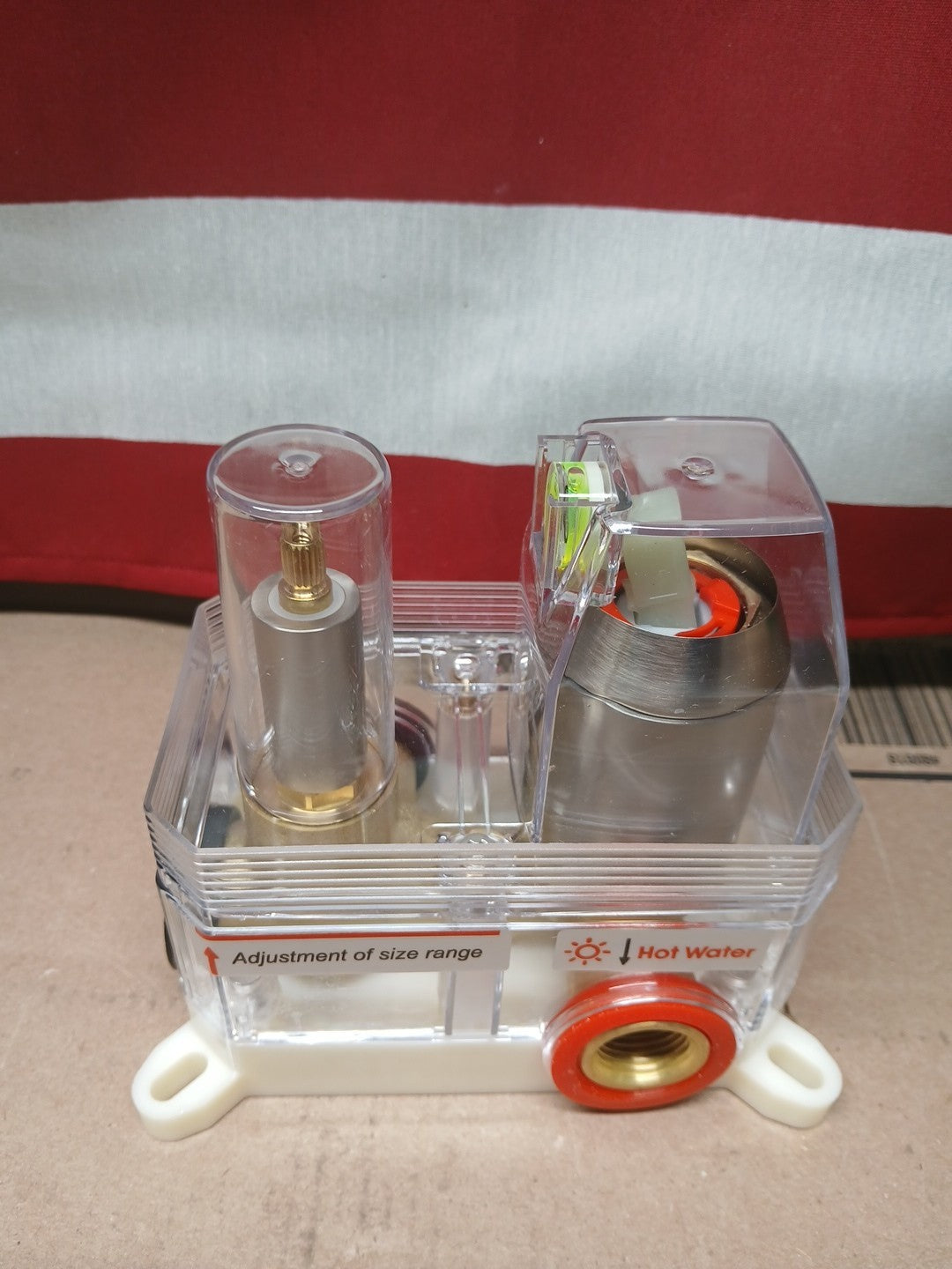 ELLO&ALLO Shower Faucet Set Mixing Valve and Trim Kit Brushed Nickel, Rainfall W