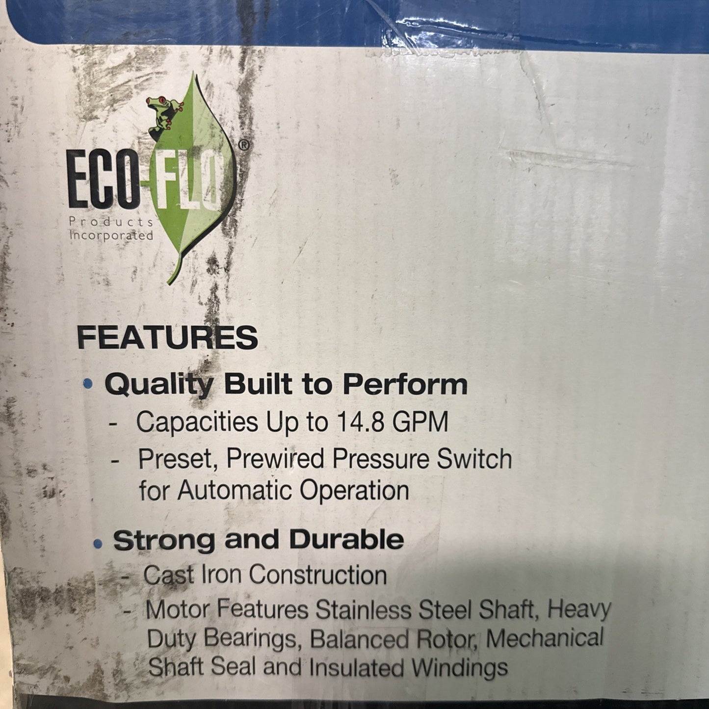 ECO FLO 1 HP Convertible Deep Well Jet Pump EFCWJ10