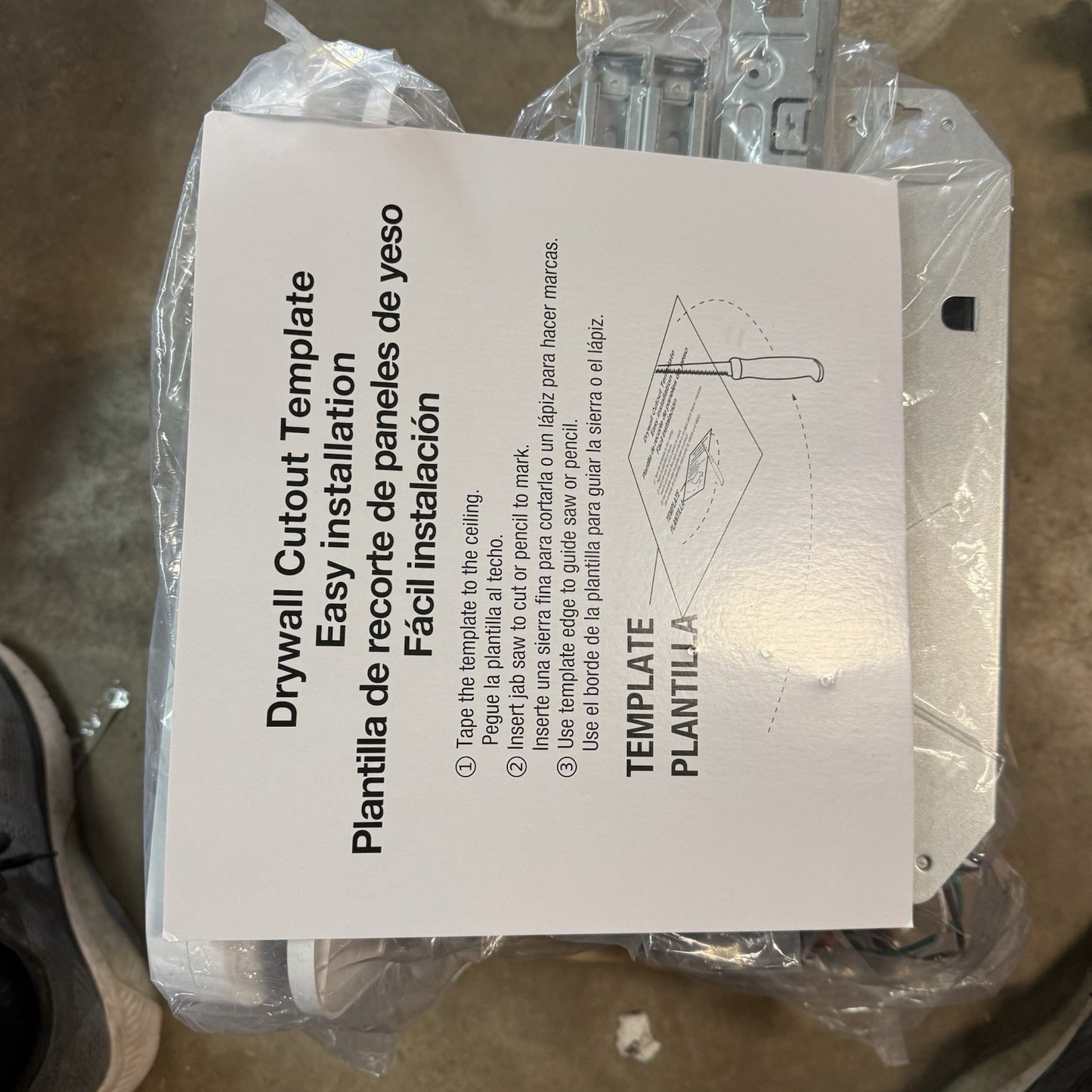 Commercial Electric 80/110 CFM Bath Exhaust Fan Light&Humidity Sensor BF1110