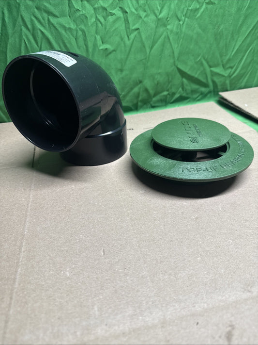 Polyolefin Pop Up Drainage Emitter, UV Inhibitor, 4 In. Center Drive - 422G