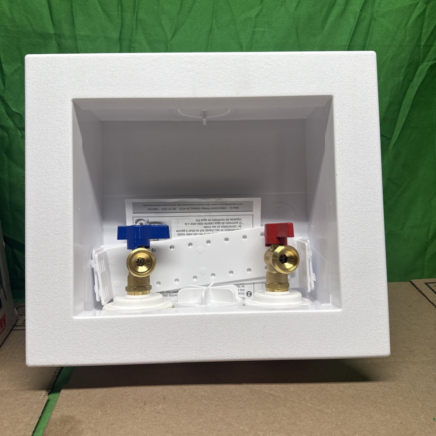 "Washing Machine Outlet Box'' Oatey Quadtro 4 Options Model 38529 NOB "COMPLETE"