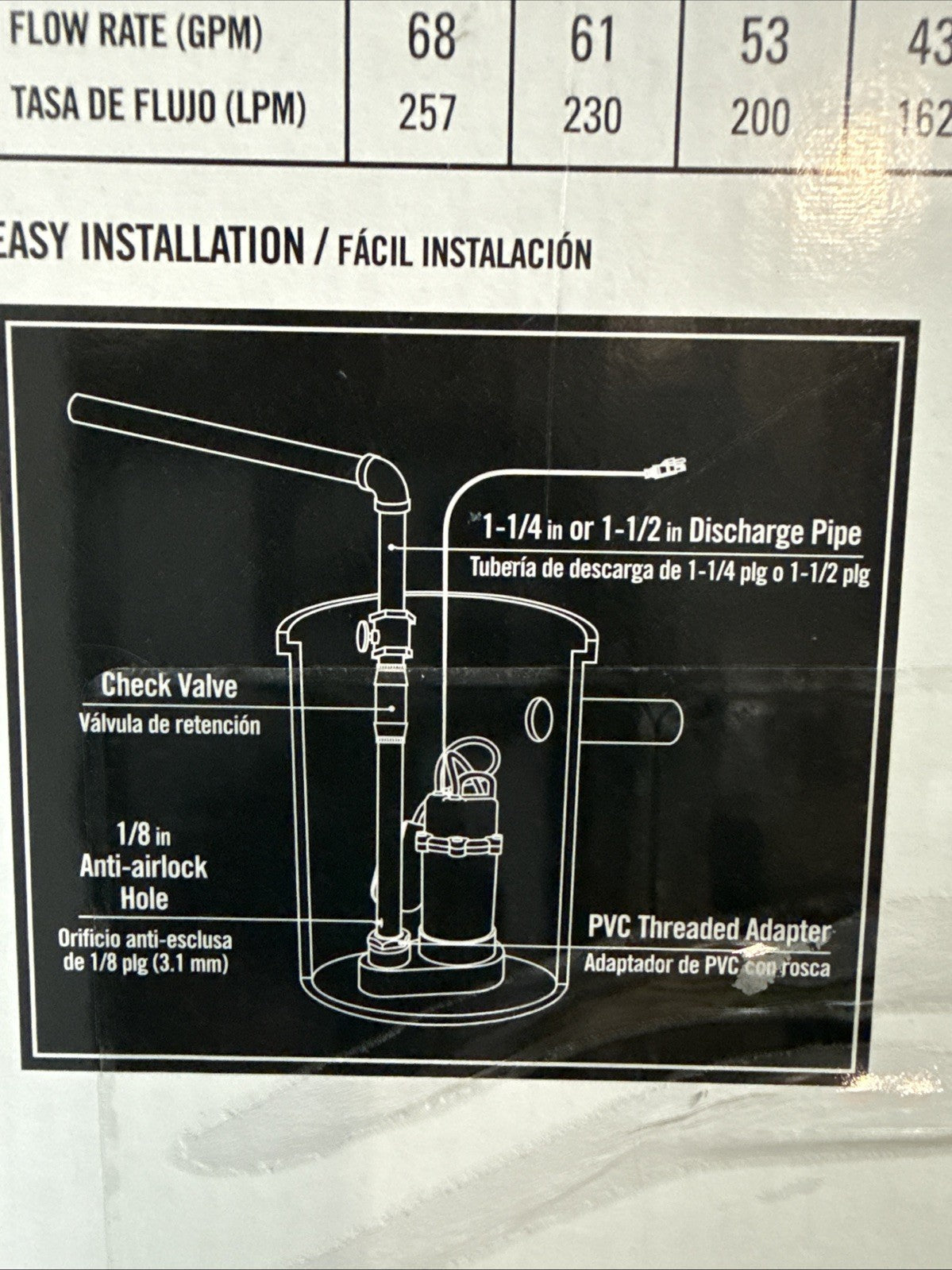 Everbilt 1/2 HP Corrosion Resistant Aluminum Sump Pump w/ Teather Float Switch