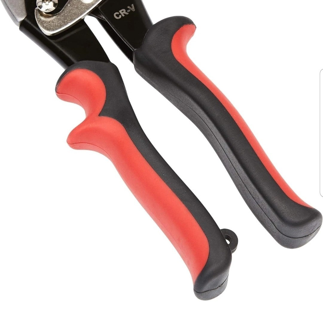 Amazon Basics 3-Piece Aviation Snip Set - Left, Right and 3-Piece, Silver