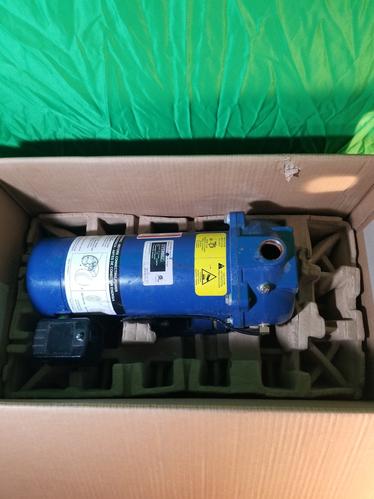 Everbilt 1 HP Professional Convertible Jet Pump *for Parts* Read Description**