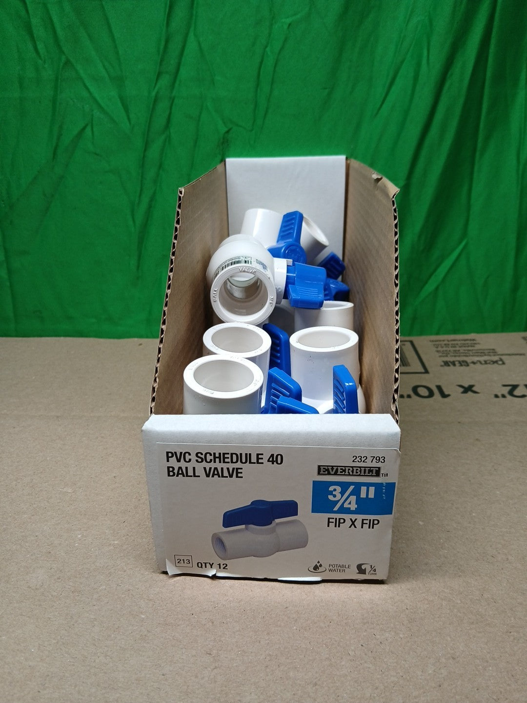 3/4 in. FIP x 3/4 in. FIP Schedule 40 PVC Ball Valve