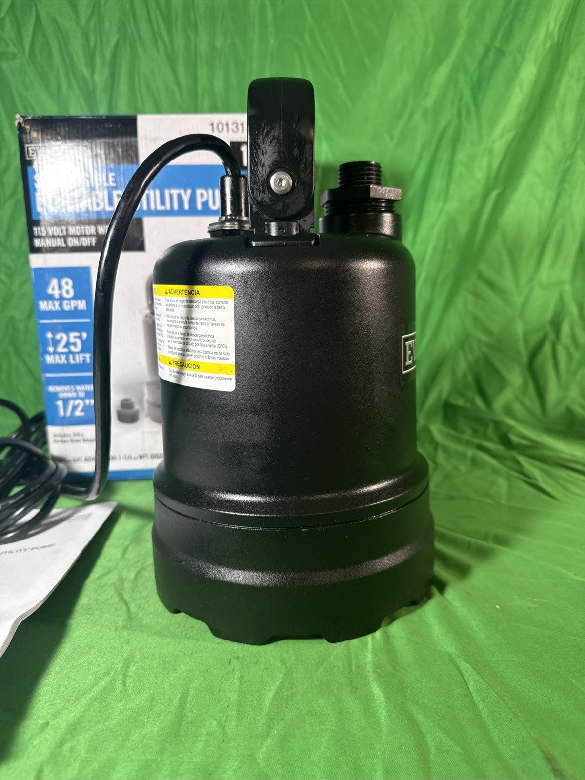 Everbilt 1/3 HP Submersible Aluminum Utility Pump
