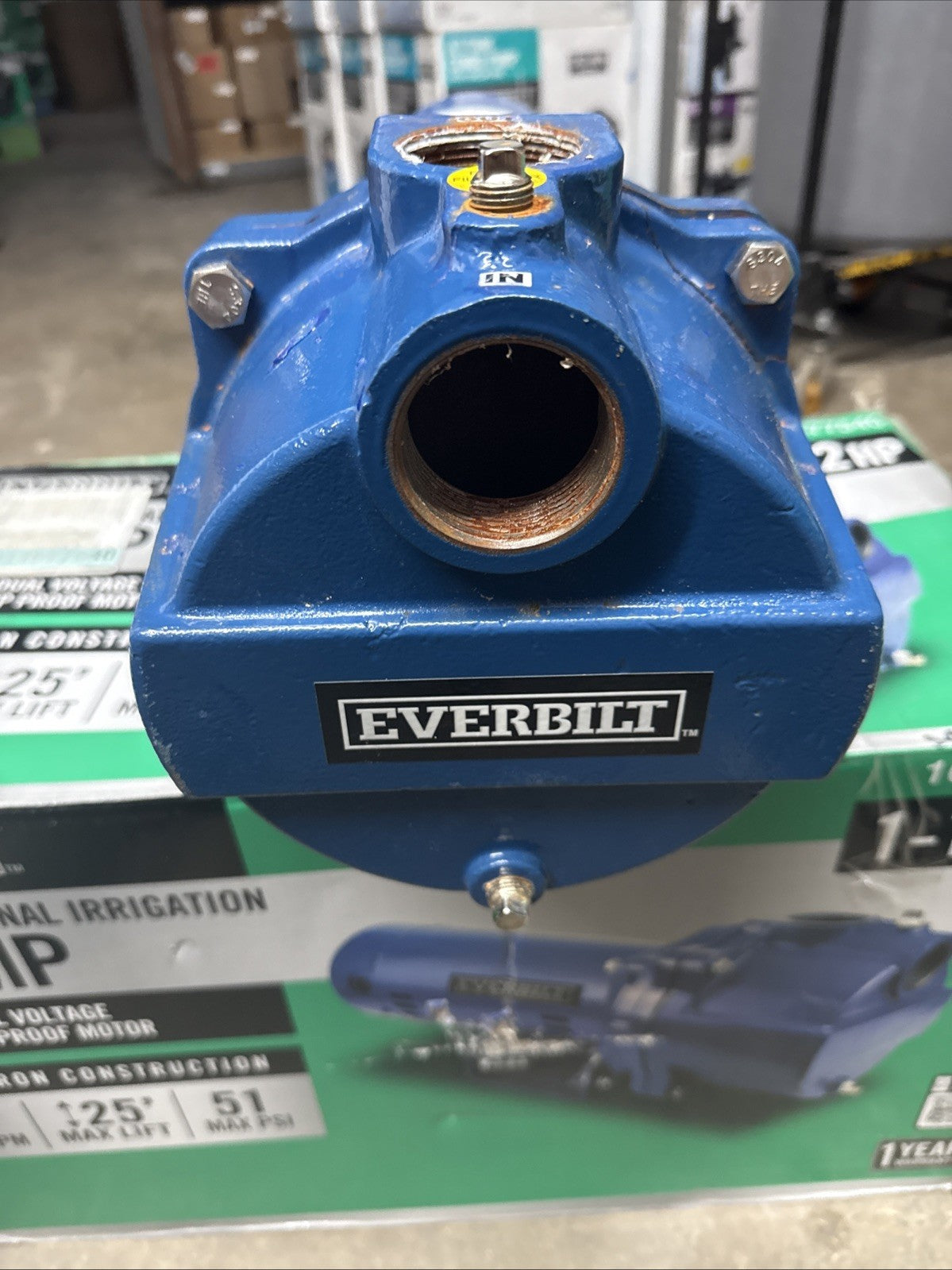 Everbilt 1-1/2 HP Cast Iron Lawn Irrigation Pump HDLS15 *For Parts*