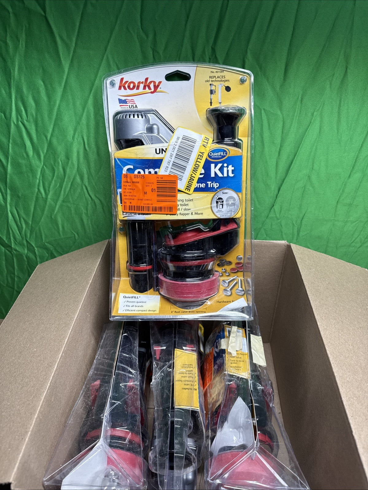 LOT OF 4 Lavelle Platinum Toilet Kit 4010MP