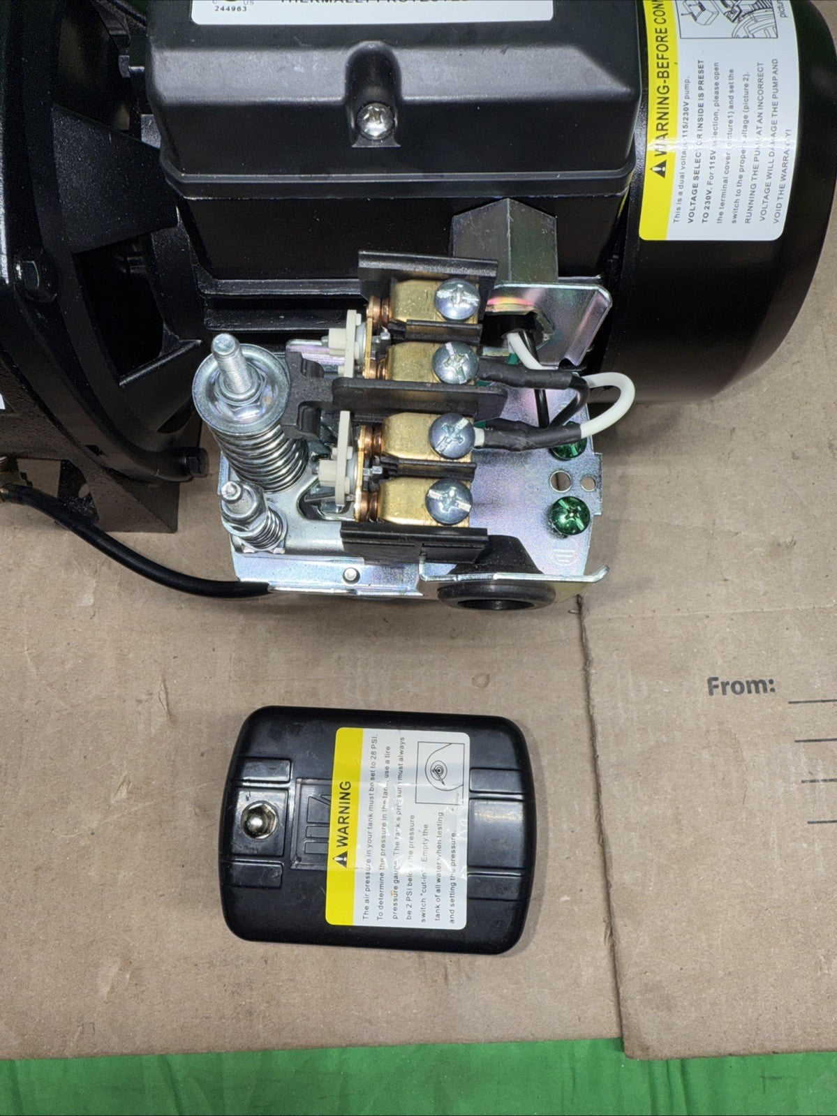 1/2 HP 115/230V Cast Iron Convertible Jet Pump Built-in Thermal Overload Prot..