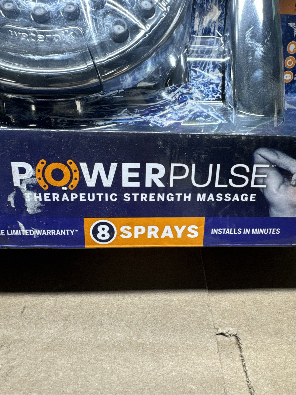 Waterpik 8-Spray Fixed & Handheld Shower Head 1.8 GPM Chrome 2"