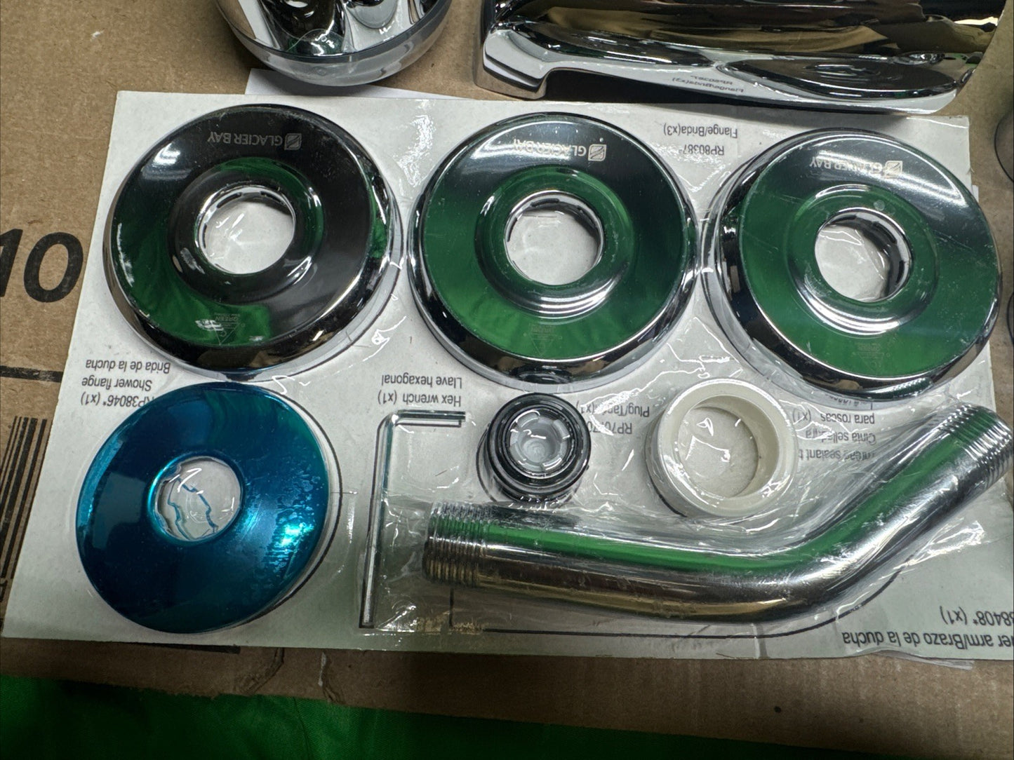 Glacier Bay Aragon 3-Handle 1-Spray Tub and Shower Faucet Chrome Valve C2