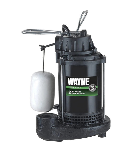 WAYNE CDU790 - 1/3 HP Submersible Cast Iron and Stainless Steel Sump Pump with