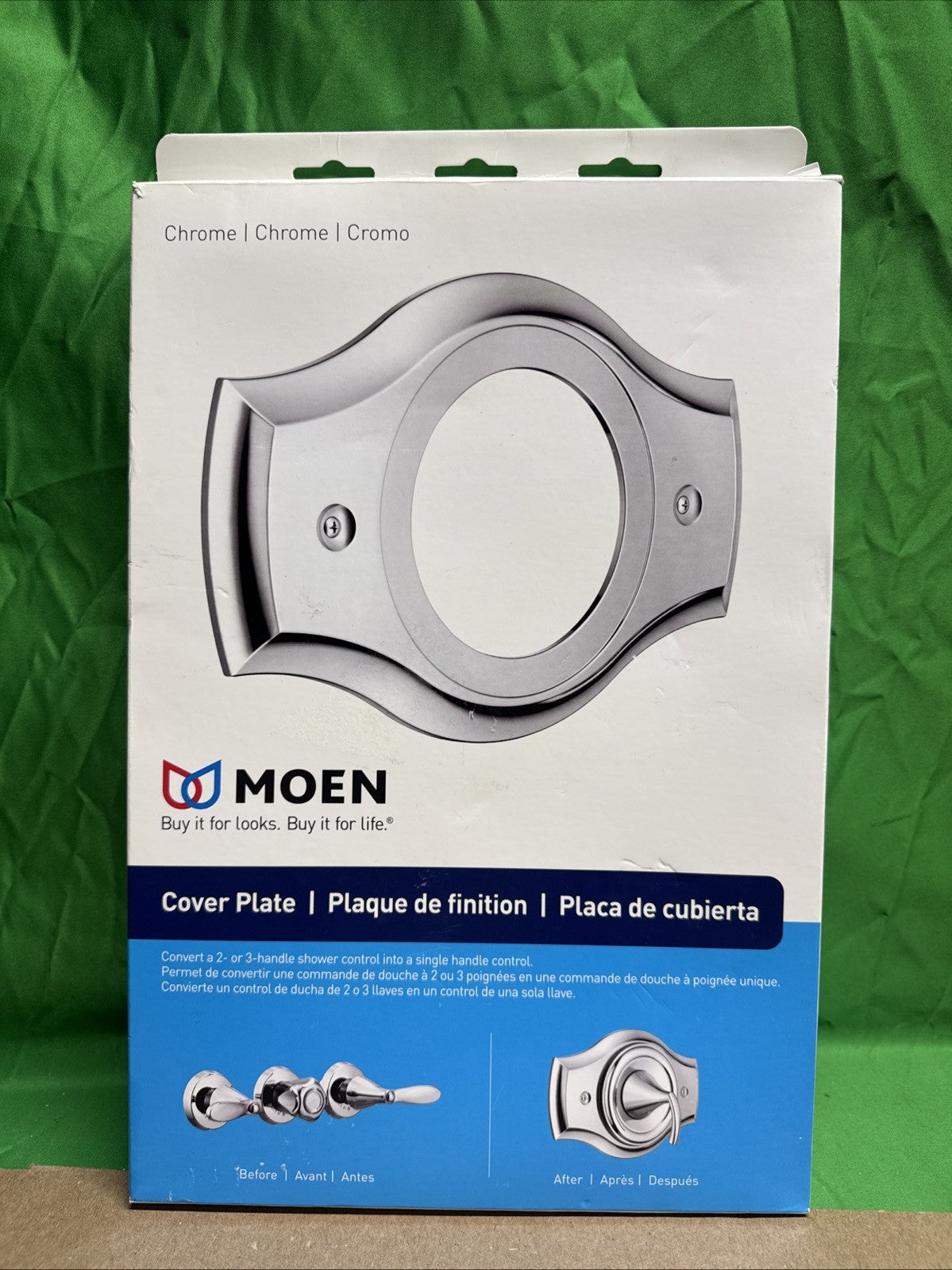 MOEN Cover Plate in Chrome Finish - 1920