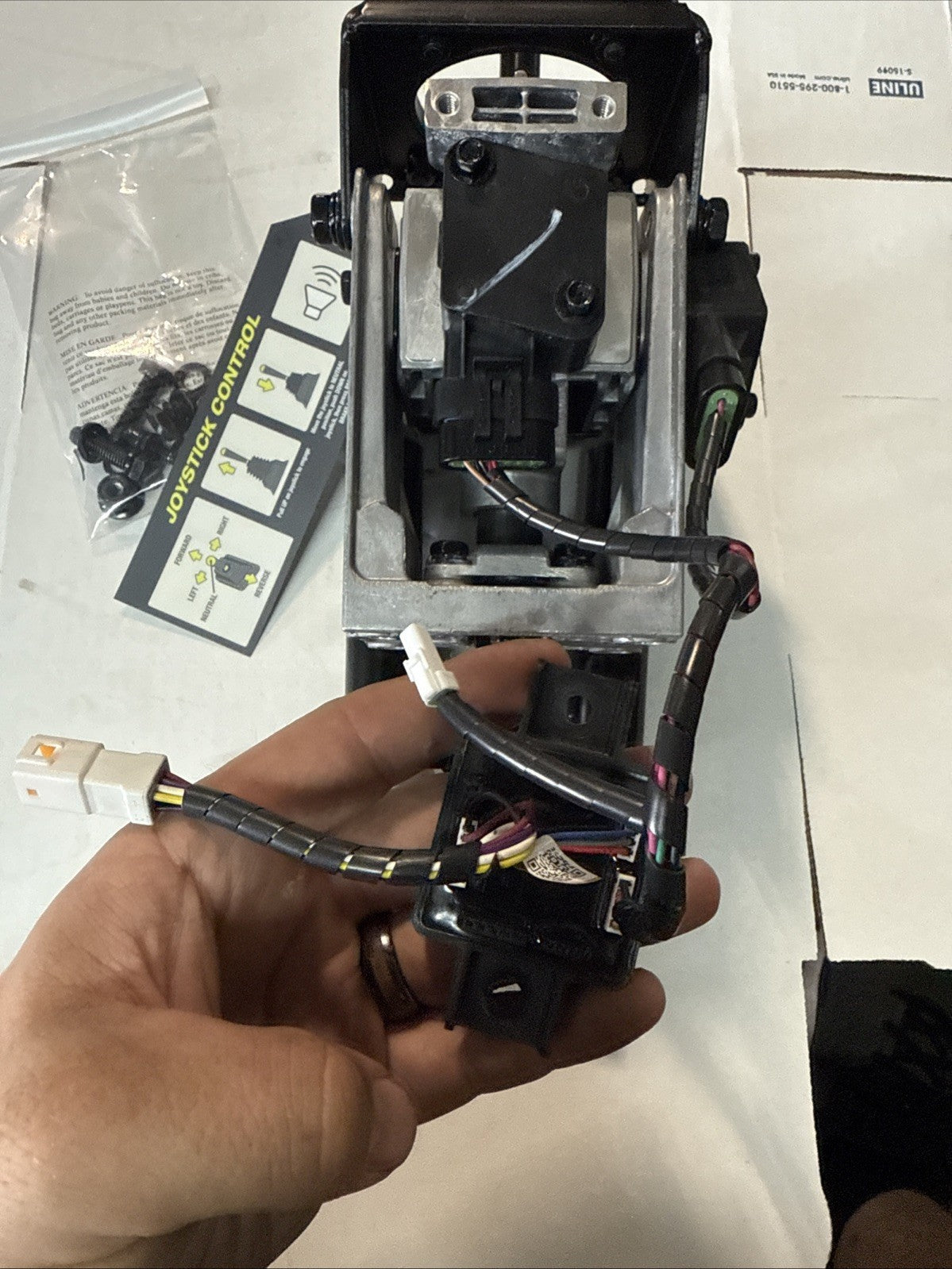 Joystick Assy w/ Sensors & Mixing Board . Ryobi Z30Li 80v Zero Turn Mower