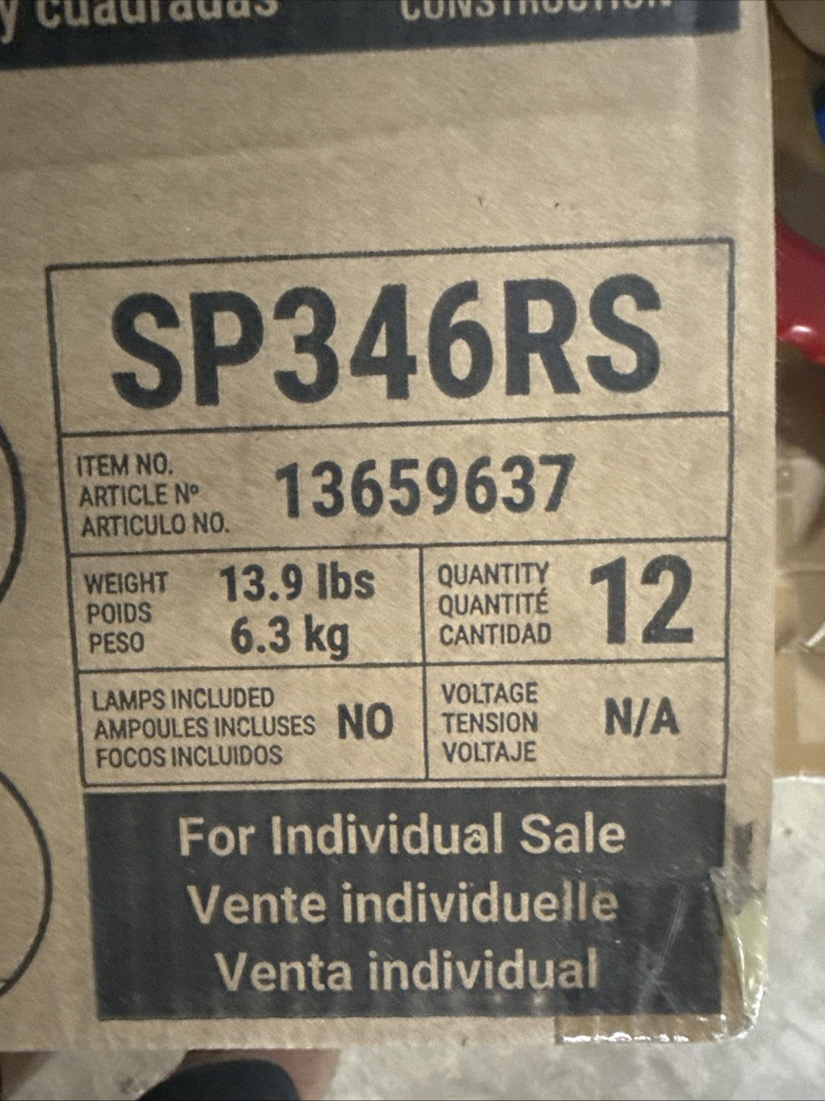 Halo Rough-in mounting smash plates for 3/4/6” Canless LEDs - SP346RS (12pk)
