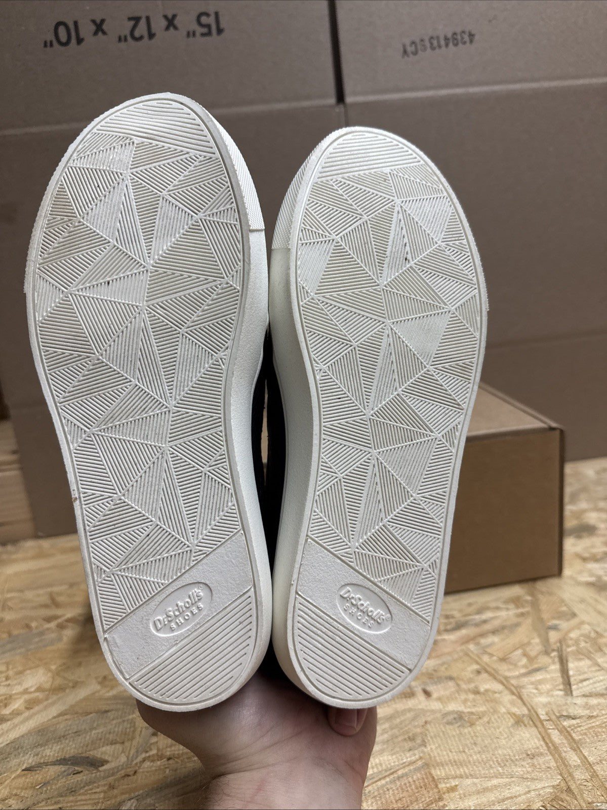 Dr. Scholls Slip On Sneakers Womens Size 7.5 W Shoes Nova Black Low Top Leather