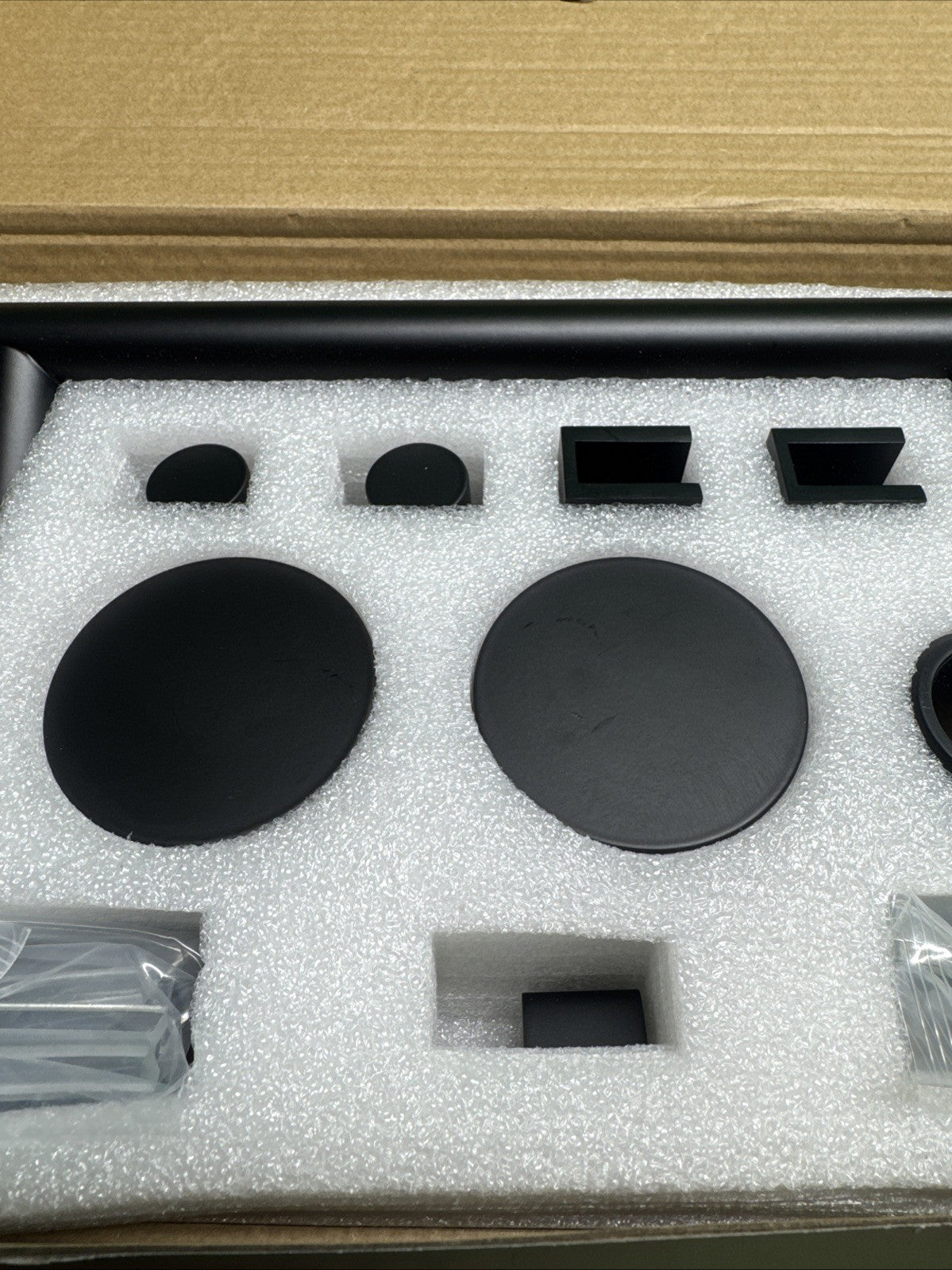 Glass Warehouse Sliding Shower Door Kit Matte Black GW-SLD-HWP-MB