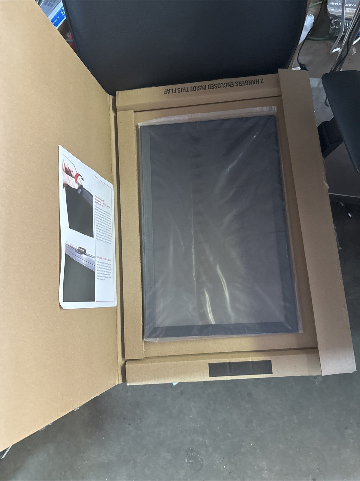 SKILCRAFT Privacy Shield W/ Frame For 20" Widescreen LCD Monitors or 20" CRT