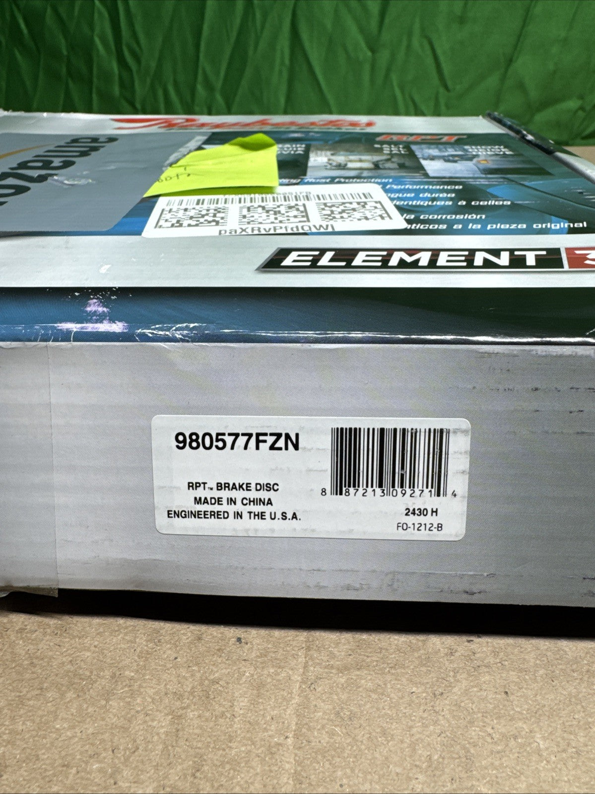 Raybestos 980577FZN Brake Rotor Rear For 05-22 Acura Honda Accord ILX TSX