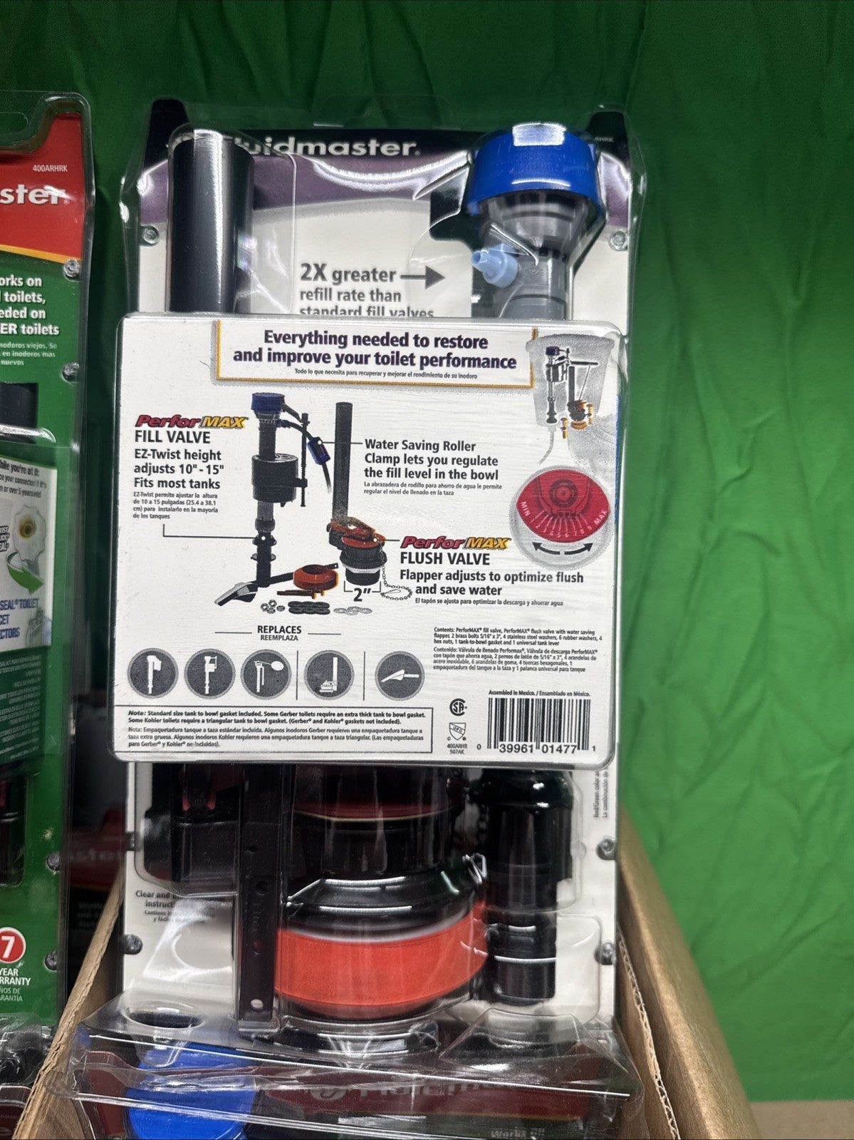 LOT OF 10 Fluidmaster Universal Complete Toilet Repair Kit 10" H 400ARHRK