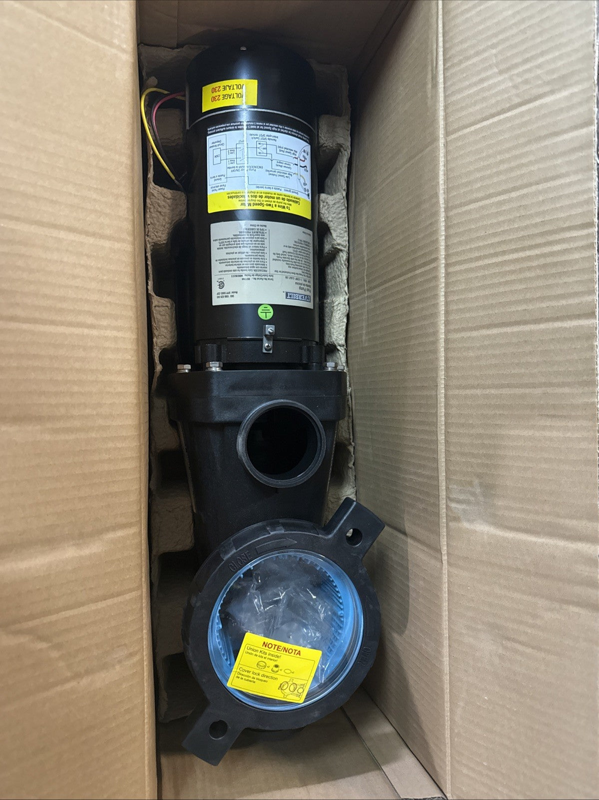 Everbilt 1.5 HP 2-Speed Pool Pump 230-Volt SPP15002-2SP NEW open Box