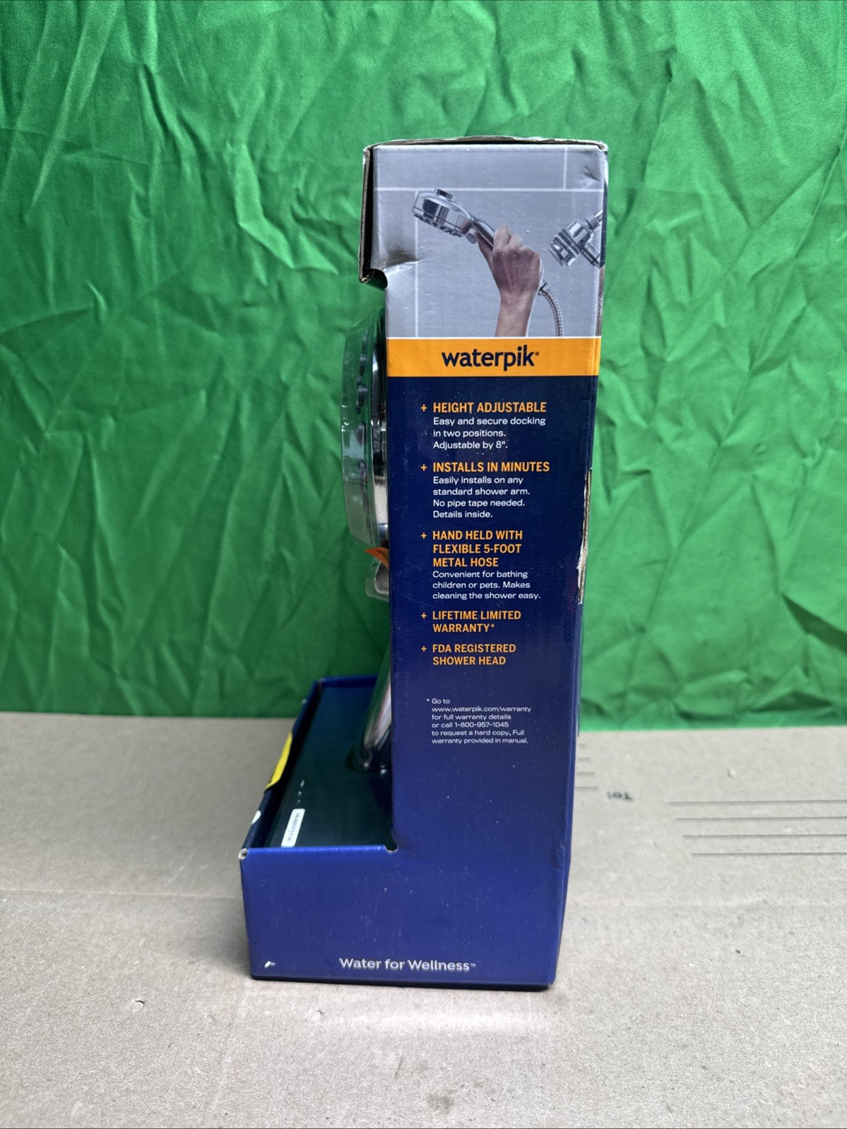 NEW Dualdock Multi-height 7spray wallmount handheld showerhead