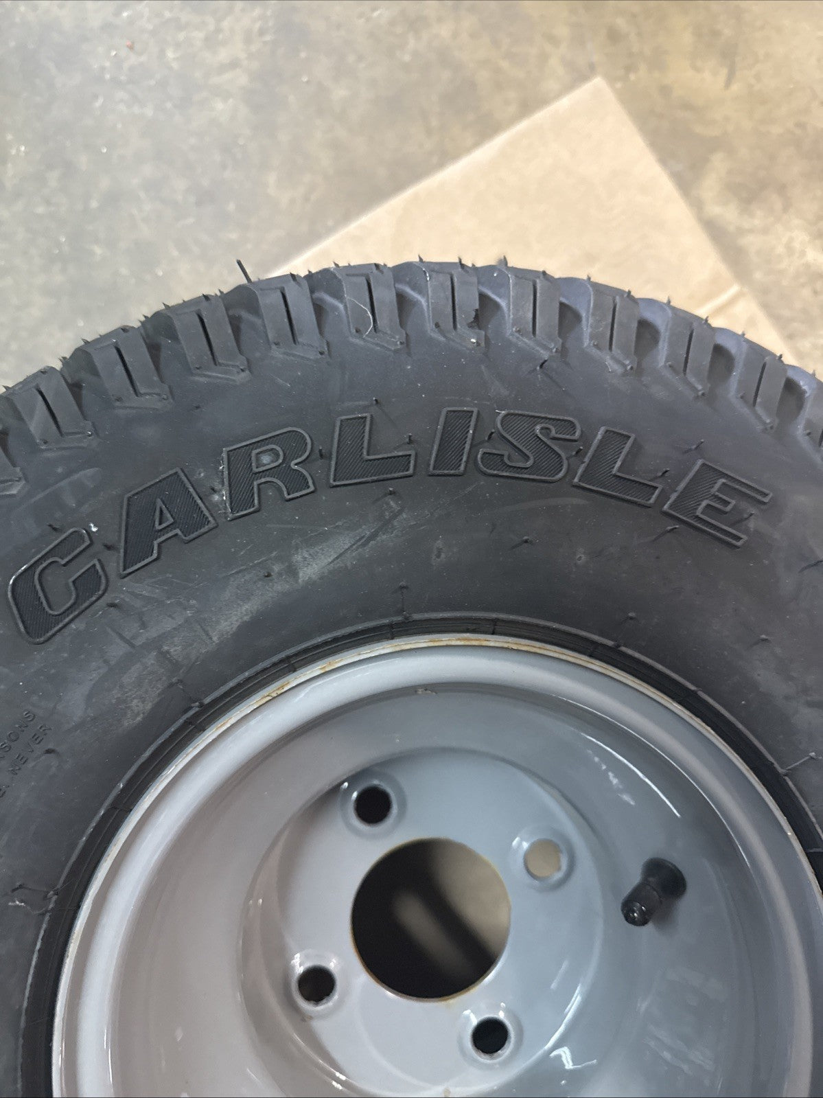 CUB CADET 634Z07264-0637 Powder Gray Complete Wheel 20x8-8 NHS Turf Master