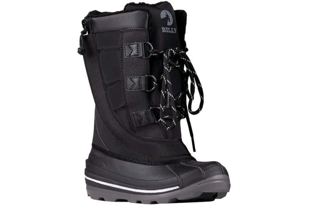 Black/Black BILLY Ice II Size 11 Black Insulated Waterproof Winter Boots