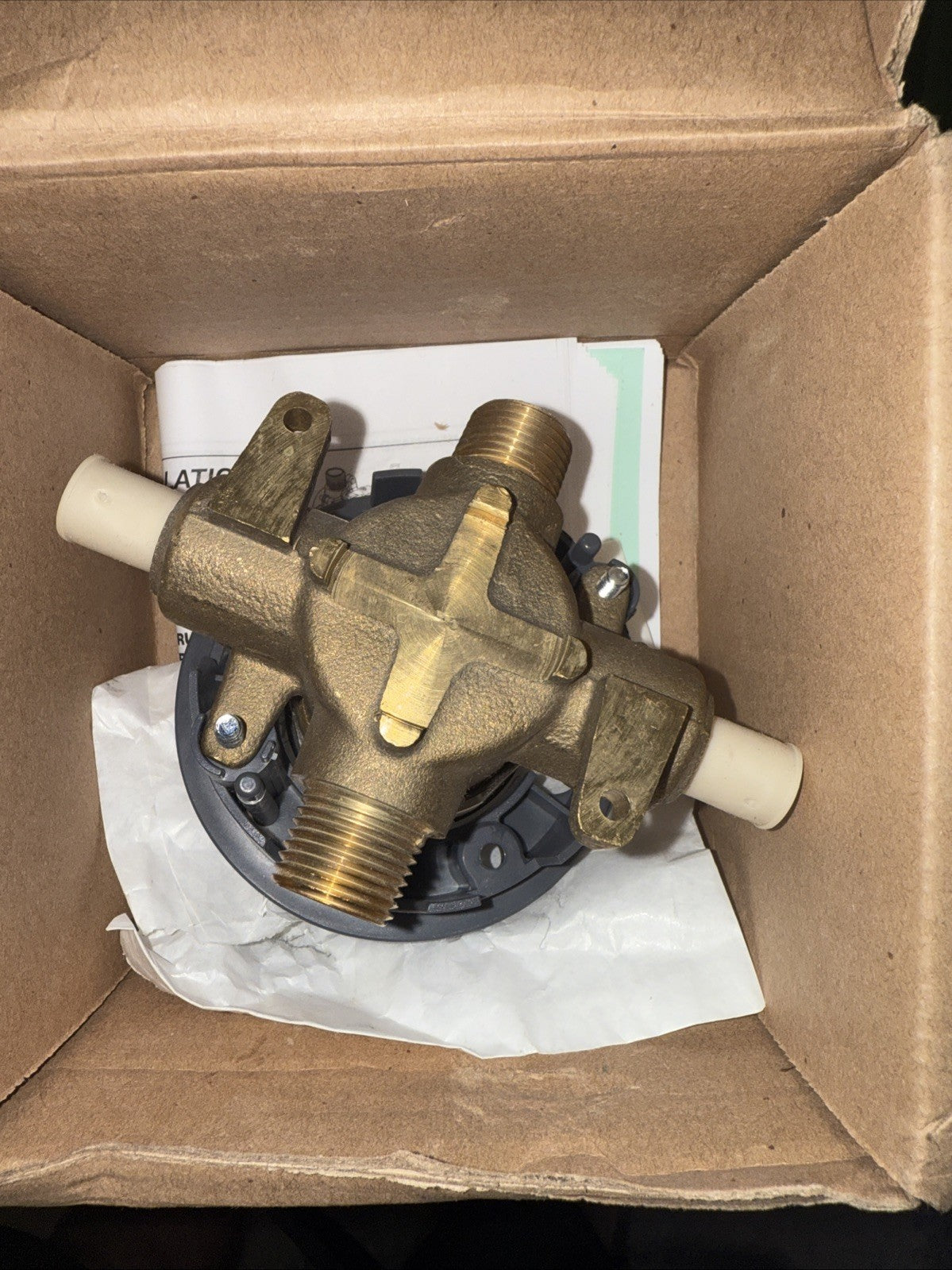 American Standard RU107SS Flash Shower Rough-in Valve with PEX -Crimp with Stops