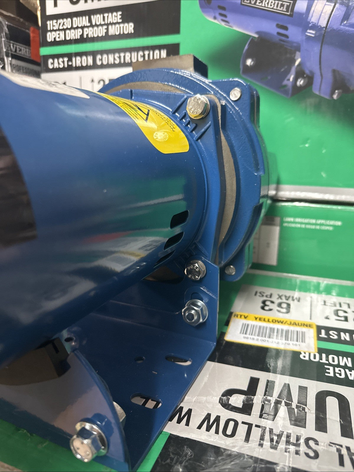 Everbilt 1-1/2 HP Cast Iron Lawn Irrigation Pump Sprinkler Pump NEW Open Box