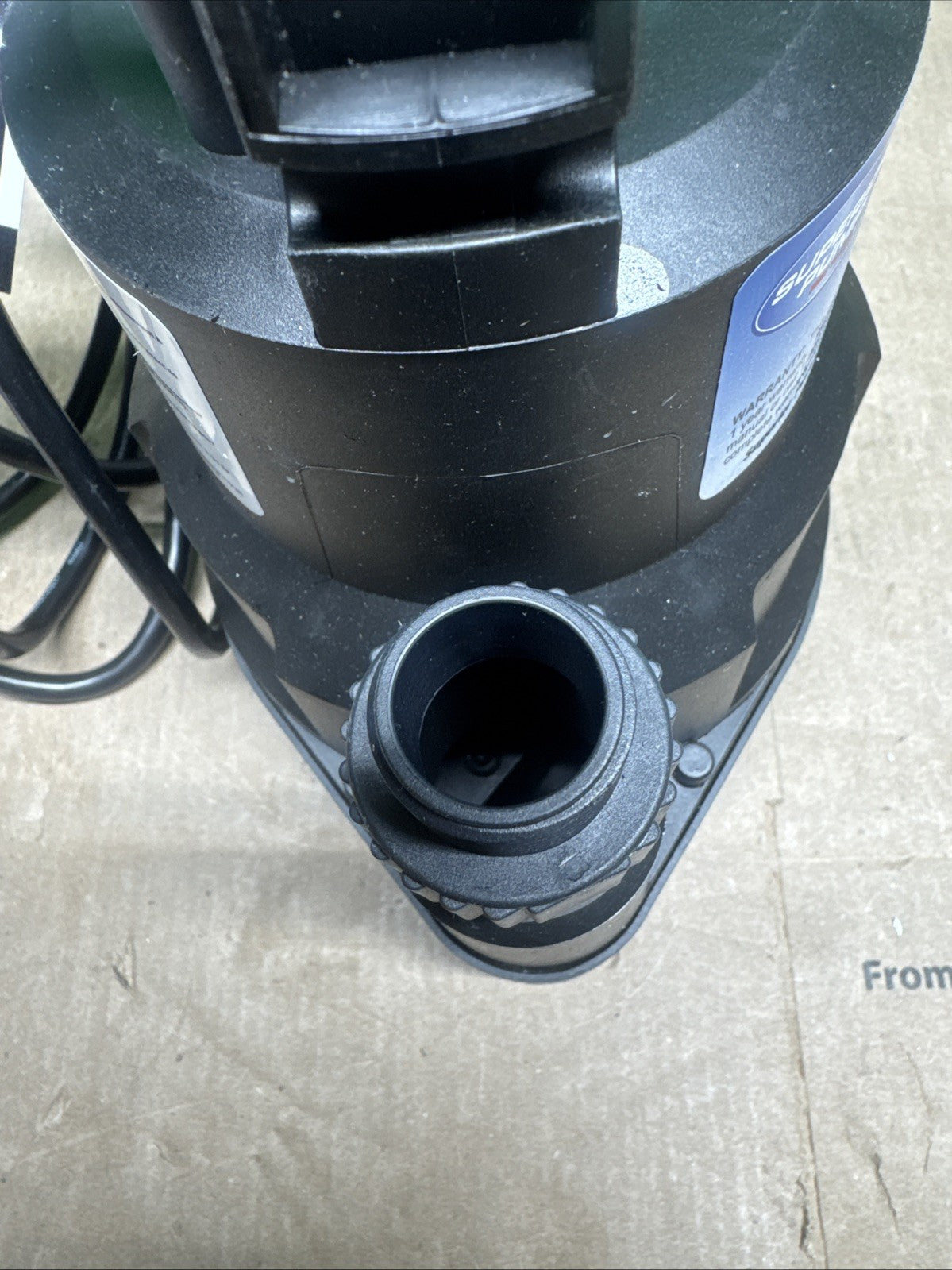Superior Pump 1/6 HP Submersible Thermoplastic Oil-Free Utility Pump