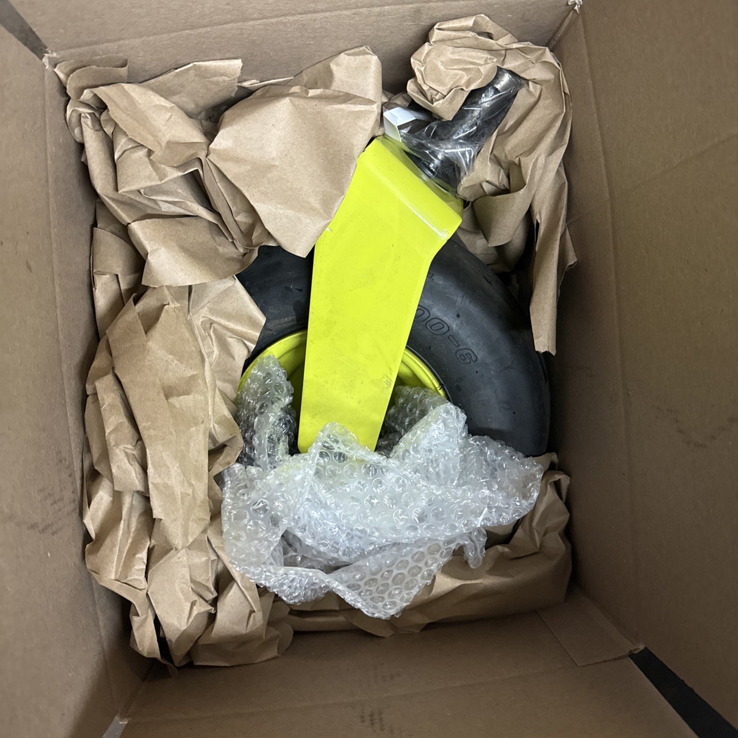 Front Wheel & Caster Fork With Bearings+seal for Ryobi Z54Li 80v Zero Turn Mower