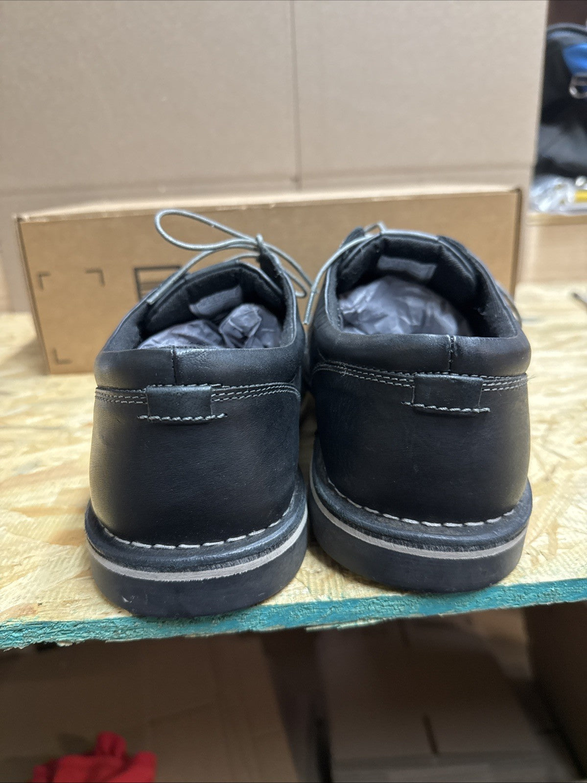 Steve Madden - Men's Harpoon Oxford Shoes, Black, Size 10.5