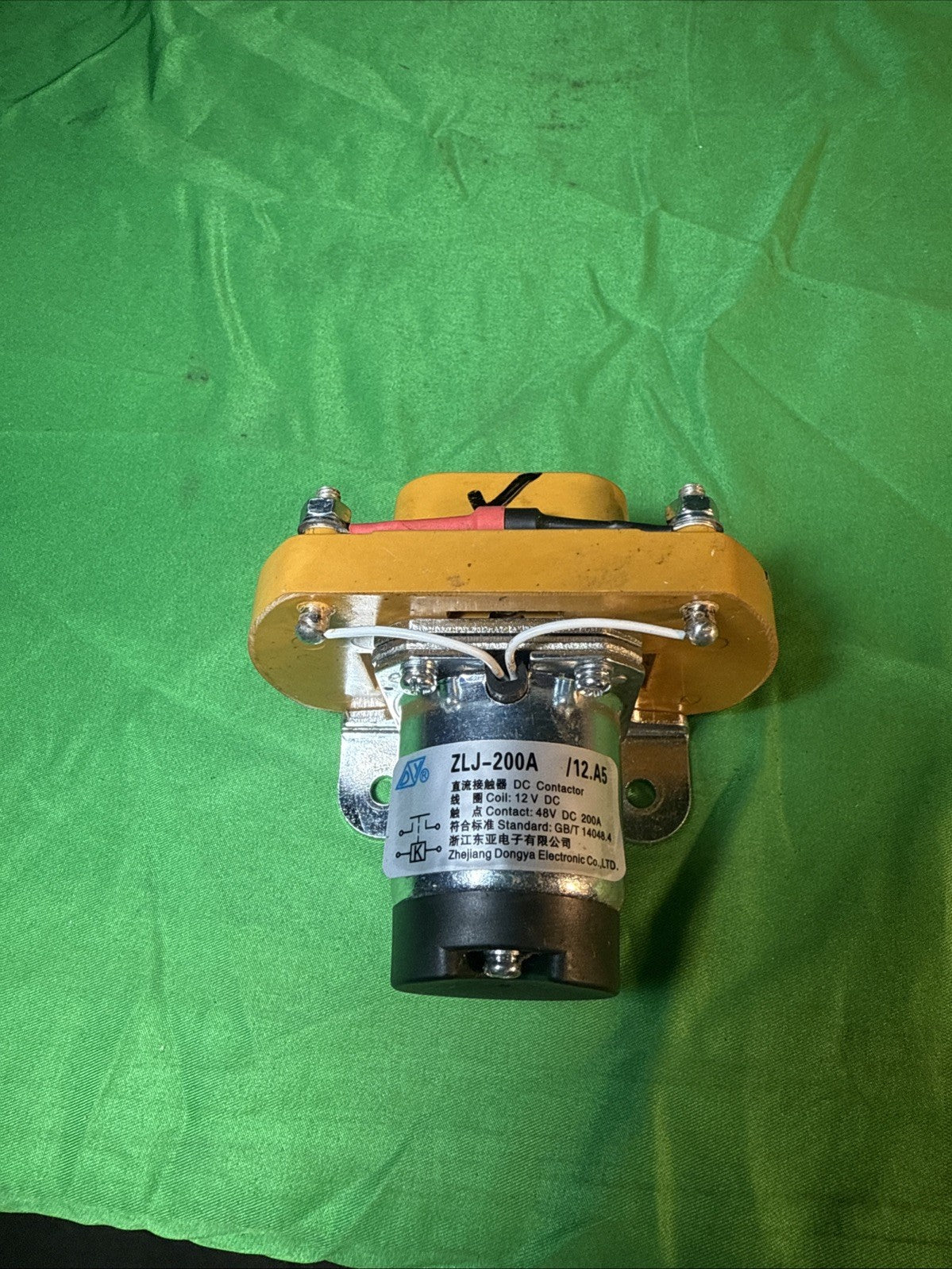 ZLJ-200A /12.A5 DC Contactor Main Relay for Ryobi Z42LI 42” 80v Riding Mowers