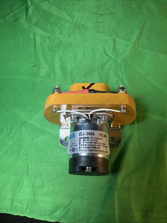ZLJ-200A /12.A5 DC Contactor Main Relay for Ryobi Z42LI 42” 80v Riding Mowers