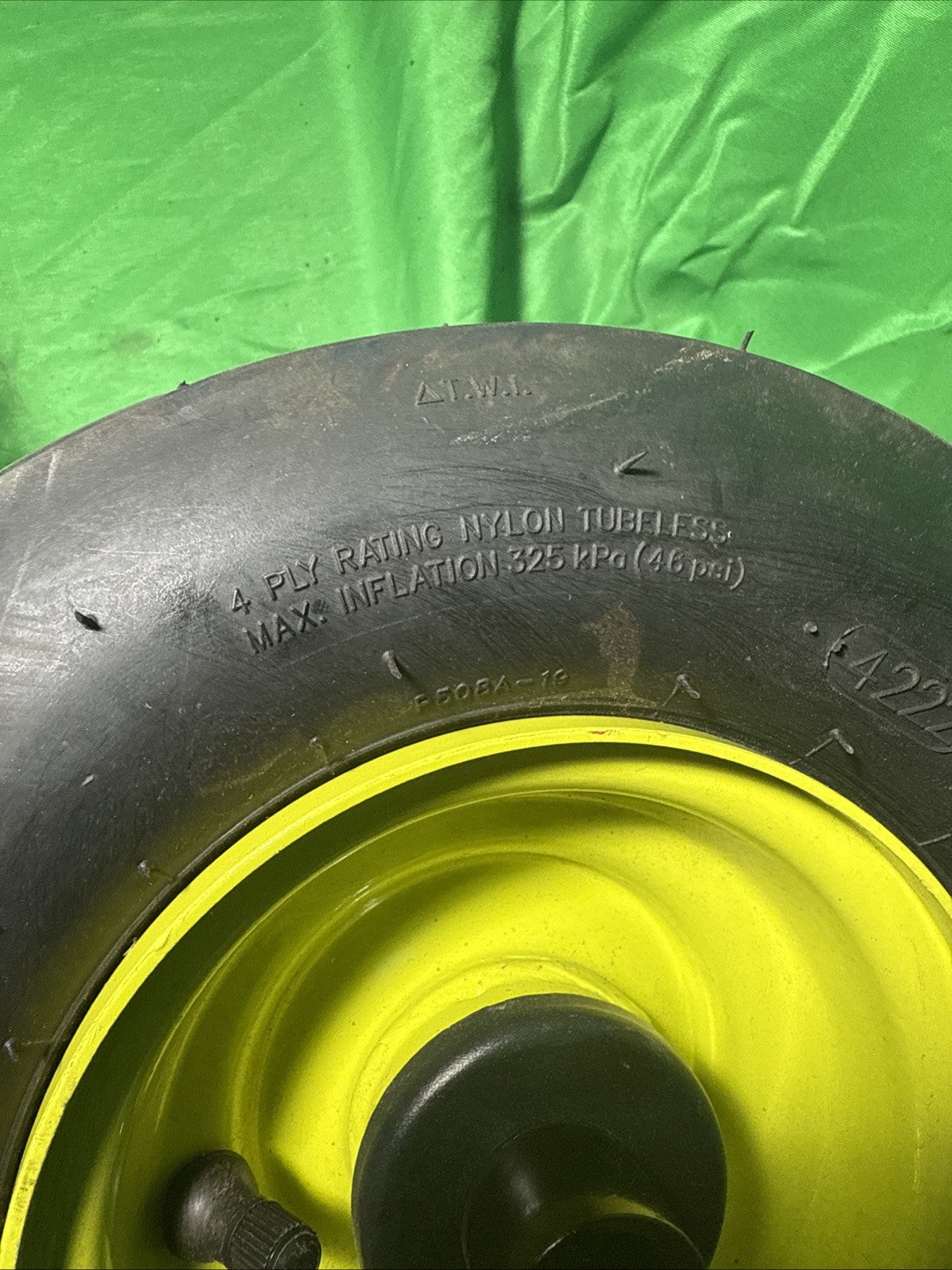 Front Wheel & Tire for Ryobi Z30Li 80v Zero Turn Mower