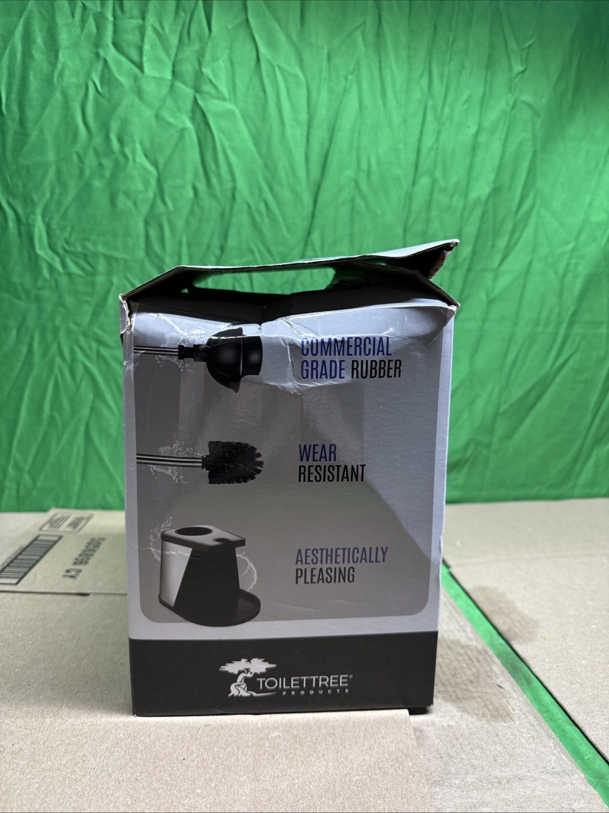 Stainless Steel Bathroom Cleaning Toilet Bowl Brush and Plunger Combo Set Black