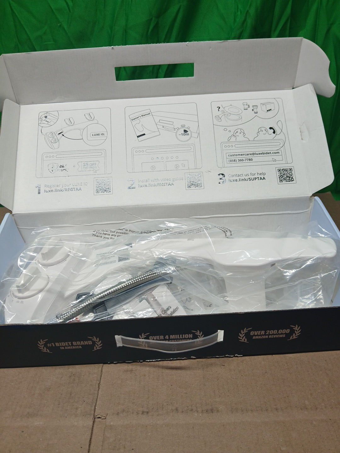 LUXE Bidet NEO Plus Self Cleaning Toilet Attachment Easy Install Modern Design