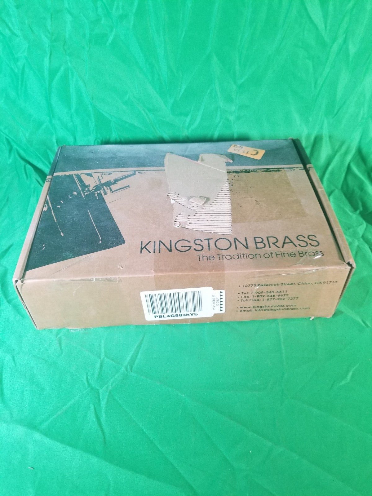 Kingston Brass KS414 Concord 1.8 GPM Widespread Bridge Kitchen - Black