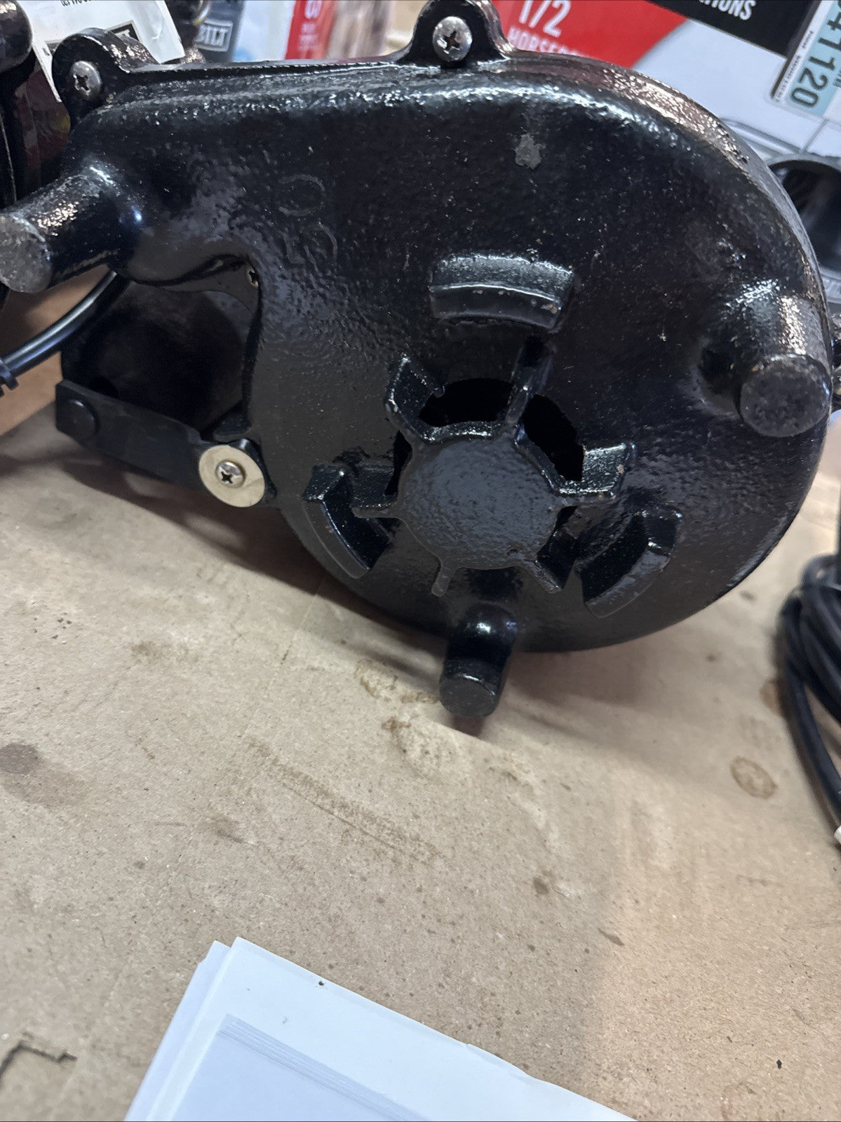 Everbilt 1/2 HP Cast Iron Sump Pump Model # HDS50 OPEN BOX