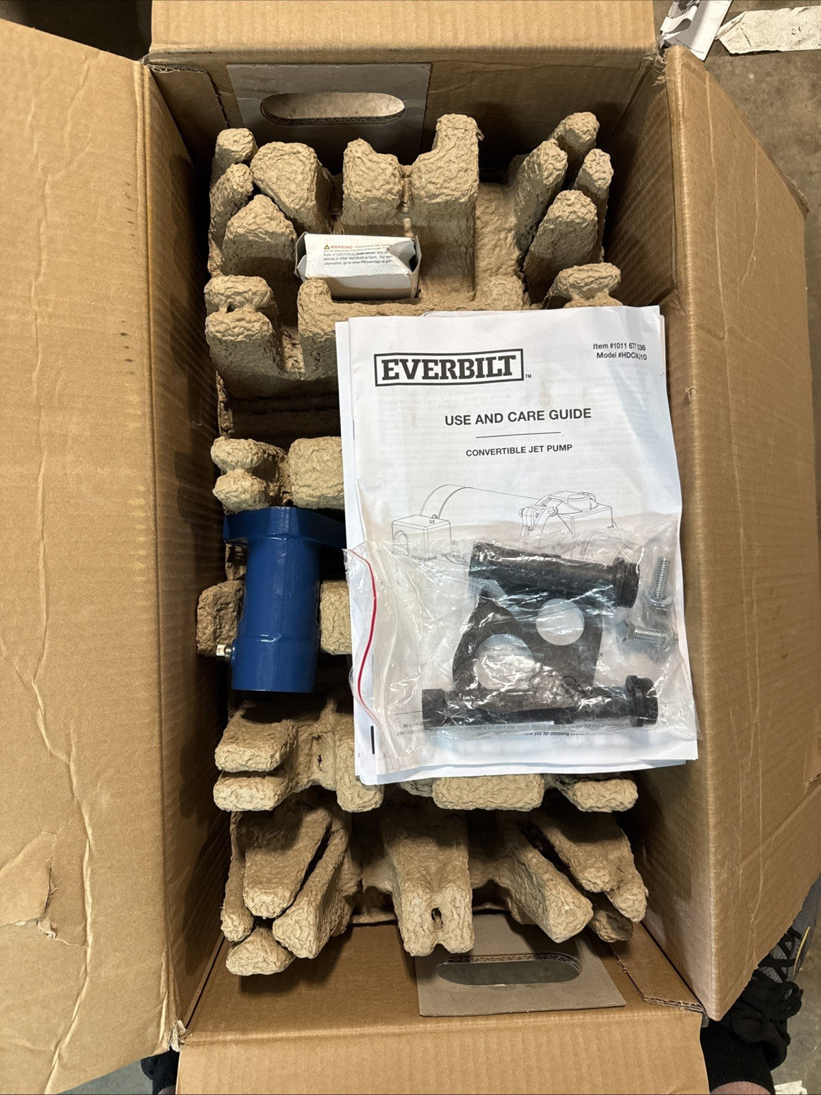 Everbilt 1 HP Professional Convertible Jet Pump