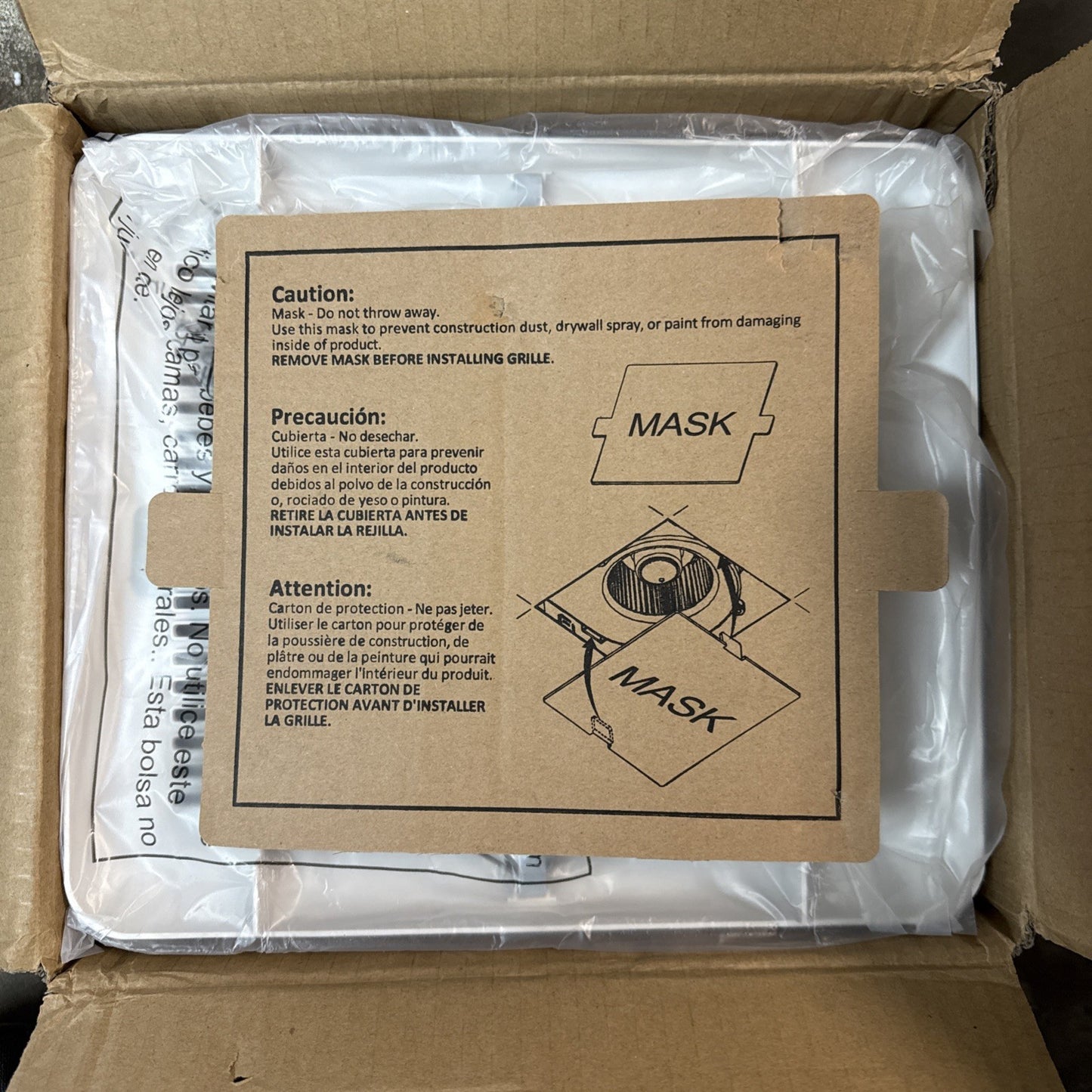 DELTA ELECTRONICS (AMERICAS), BreezSlim SLM50 50 CFM Exhaust Bath Fan, White