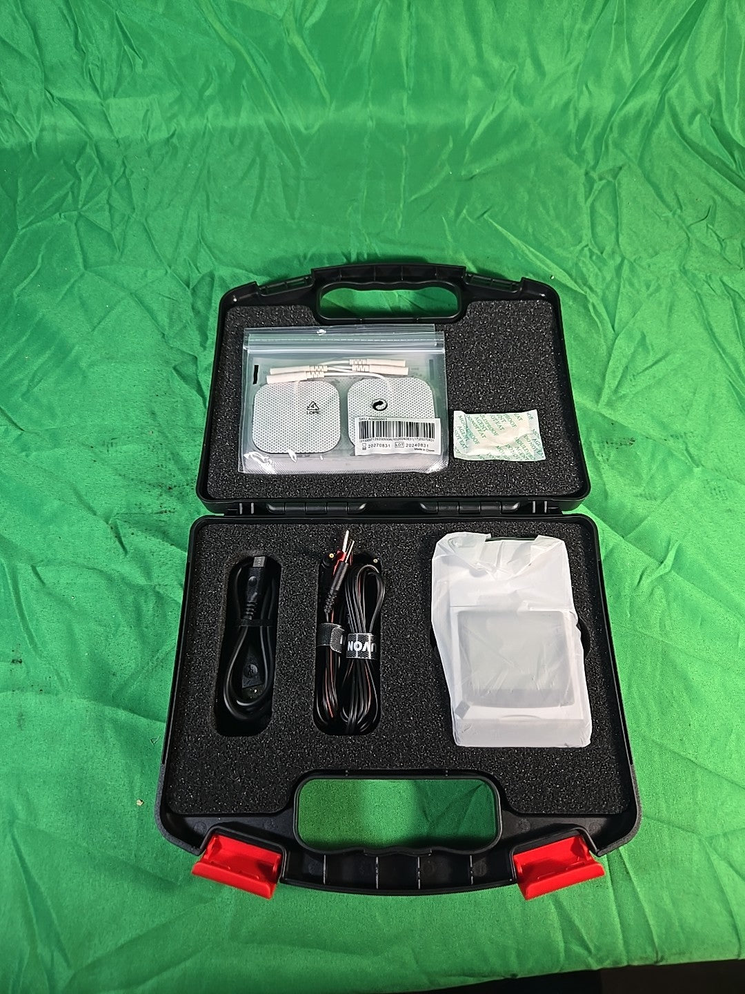 AUVON Rechargeable Digital TENS Unit Muscle Stimulator with 600 mAh Battery,...