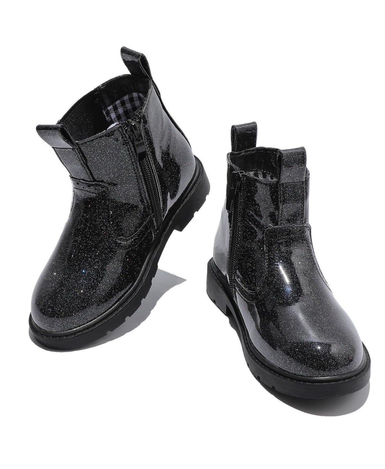 DADAWEN Toddler Size 5 Boots waterproof outdoor sidezipper comfort ankle booties