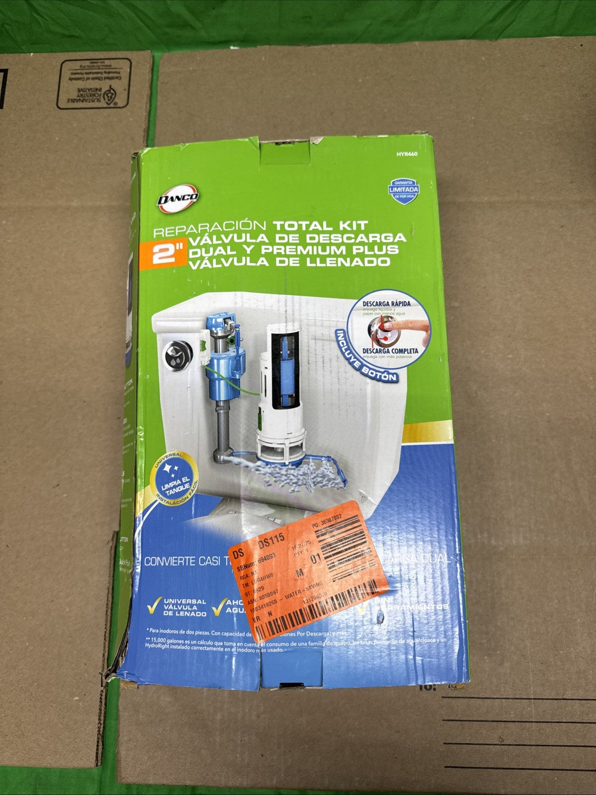 Danco HyrdroRight Universal Water-Saving Toilet Repair Kit White HYR460