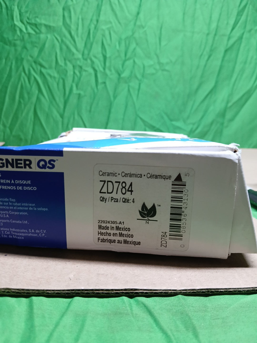 Disc Brake Pad Set-QuickStop Disc Brake Pad Wagner ZD784
