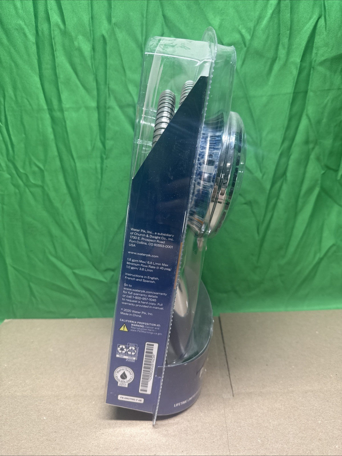 Waterpik PowerPulse 9-Spray Wall Mount Handheld Shower Head Chrome-SEALED!