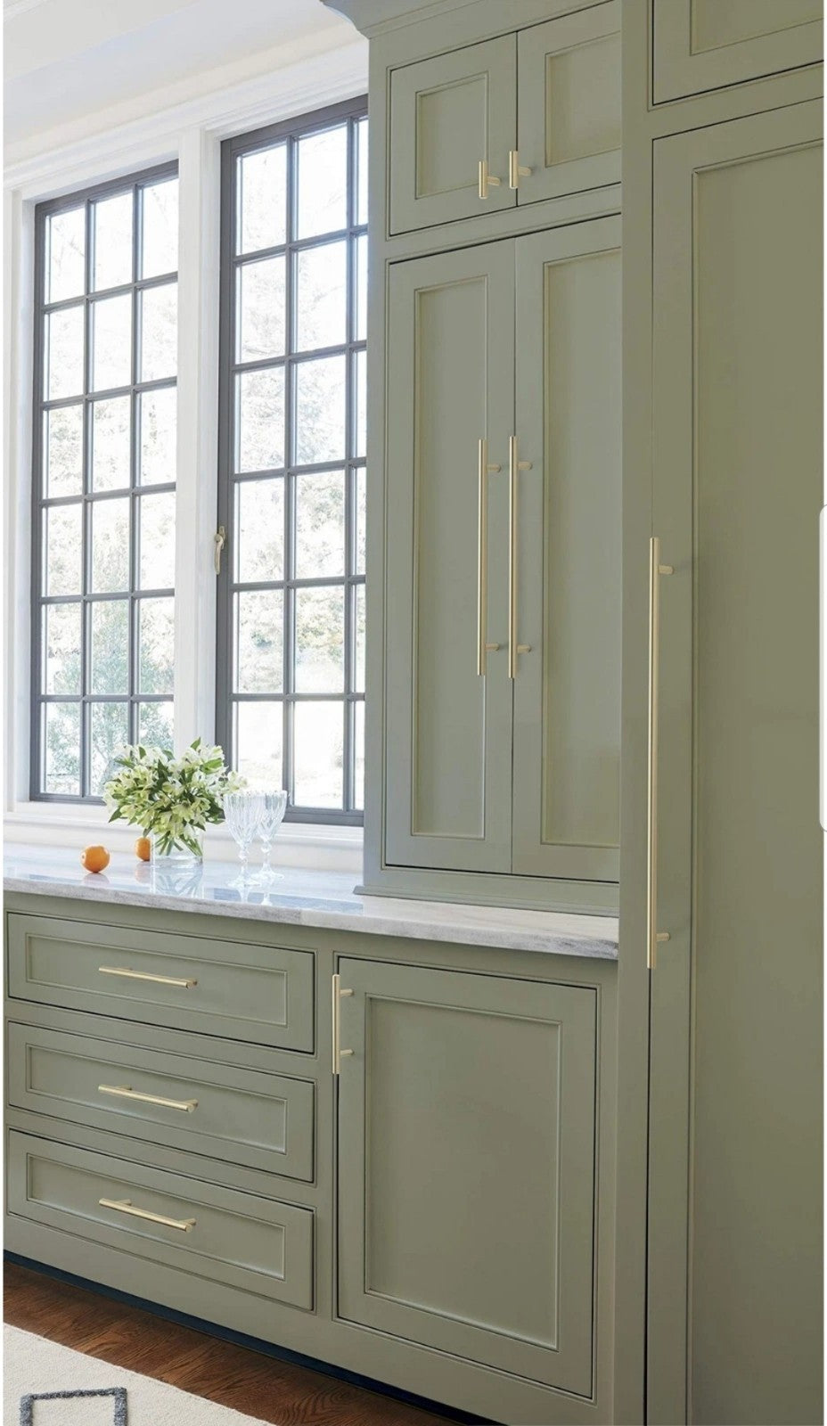 10-pk Amerock Bar Pulls 3-3/4 in 96 mm Center-to-Center Golden Champagne Cabinet