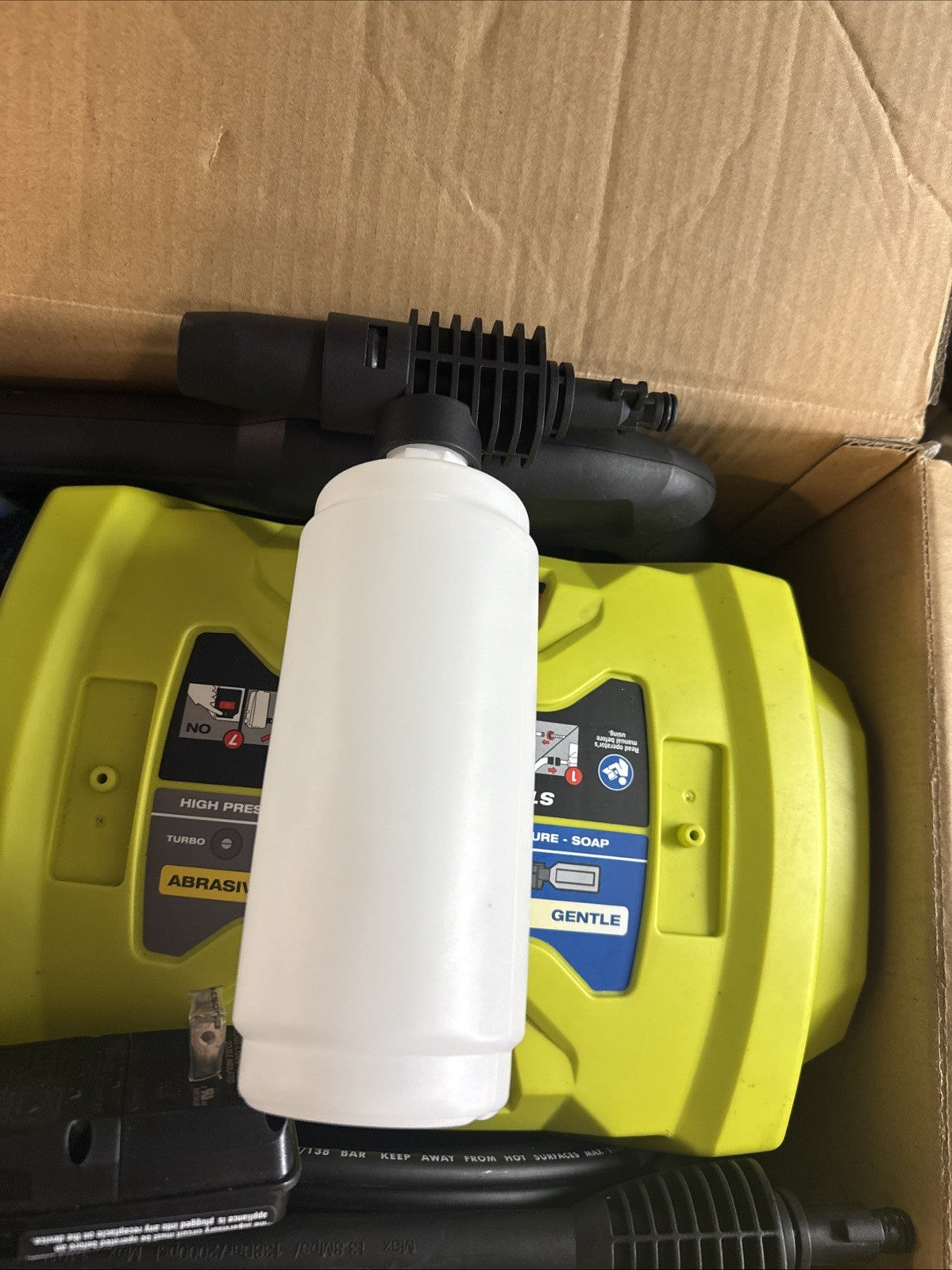 Ryobi 1800 PSI 1.2 GPM Cold Water Electric Pressure Washer RY141802 - NEW OB