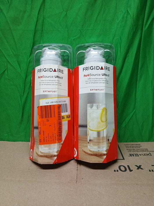 2 Pack Frigidaire EPTWFU01 Pure Source Ultra II Refrigerator Water Filter Sealed